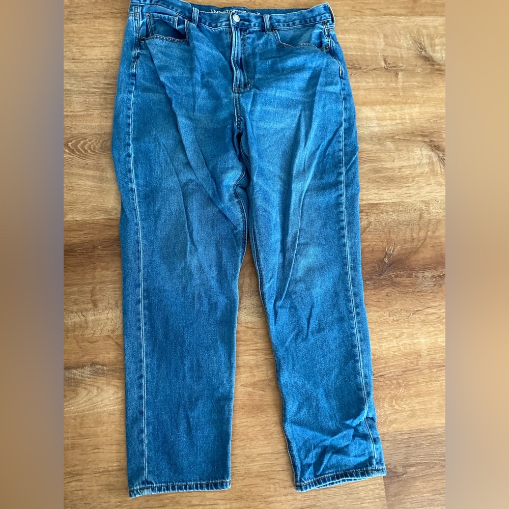 American Eagle Outfitters Blue Mom Jeans